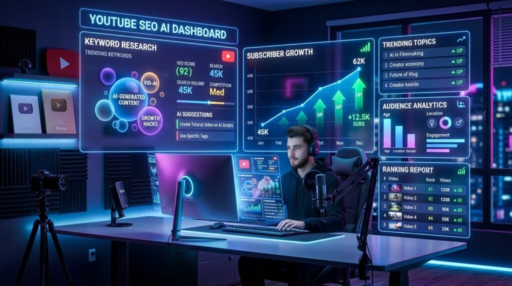 AI SEO Tools for YouTubers Channel Growth in 2026